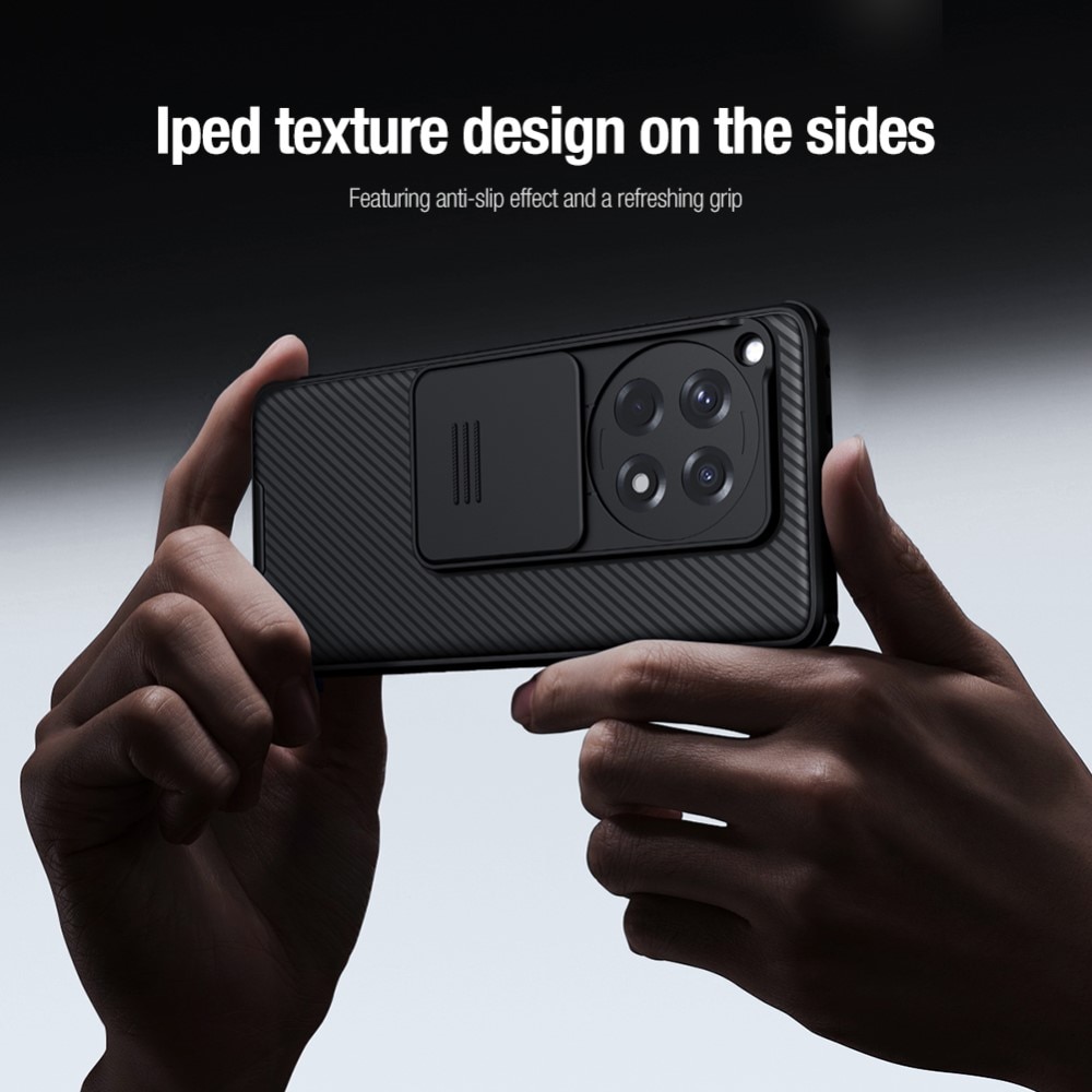 OnePlus 12R Skal med kameraskydd - CamShield, svart