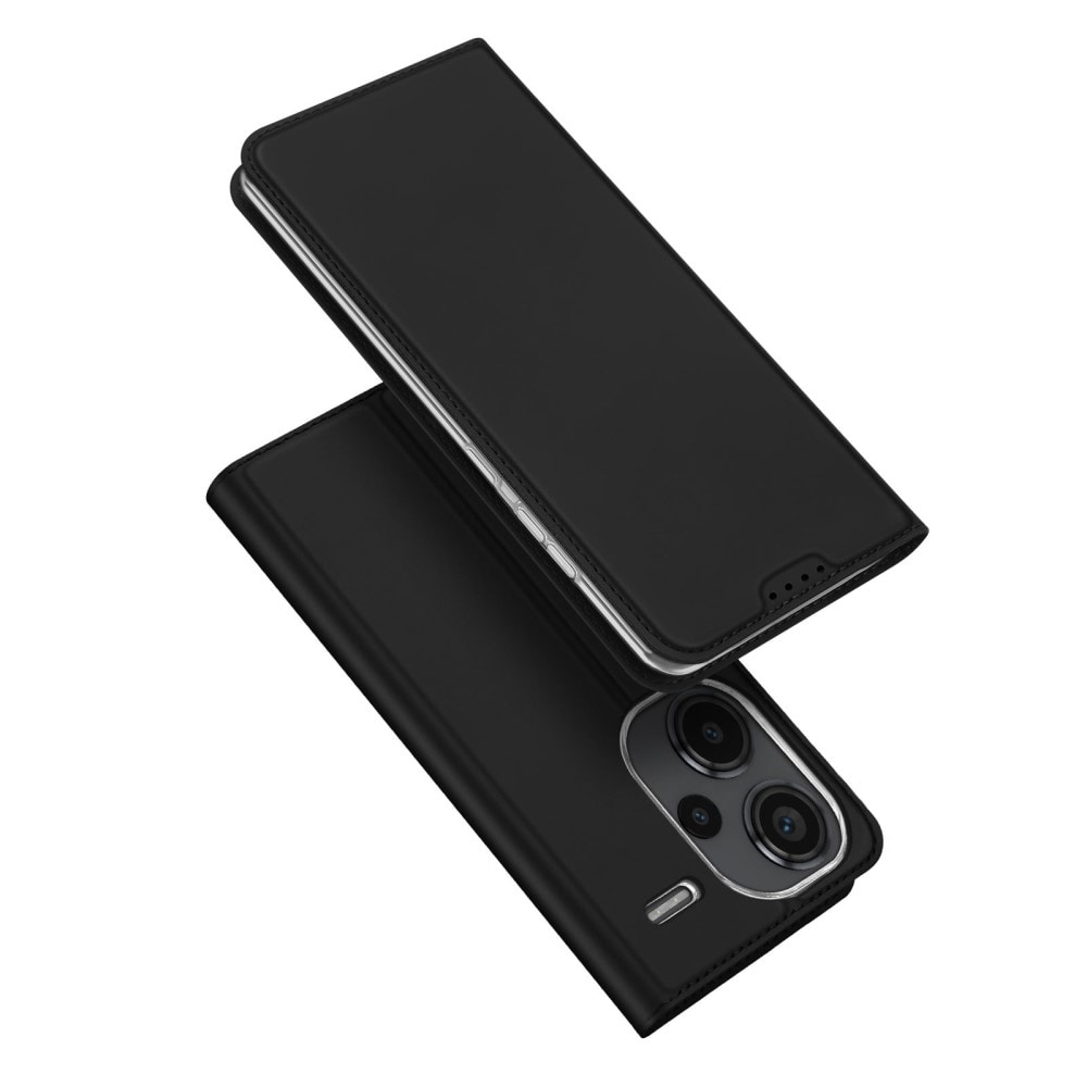 Xiaomi Redmi Note 13 Pro Plus Slimmat mobilfodral, svart