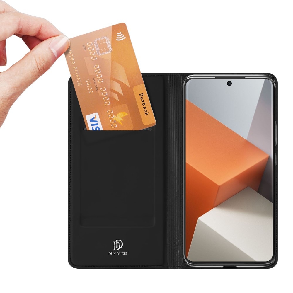 Xiaomi Redmi Note 13 Pro Plus Slimmat mobilfodral, Svart