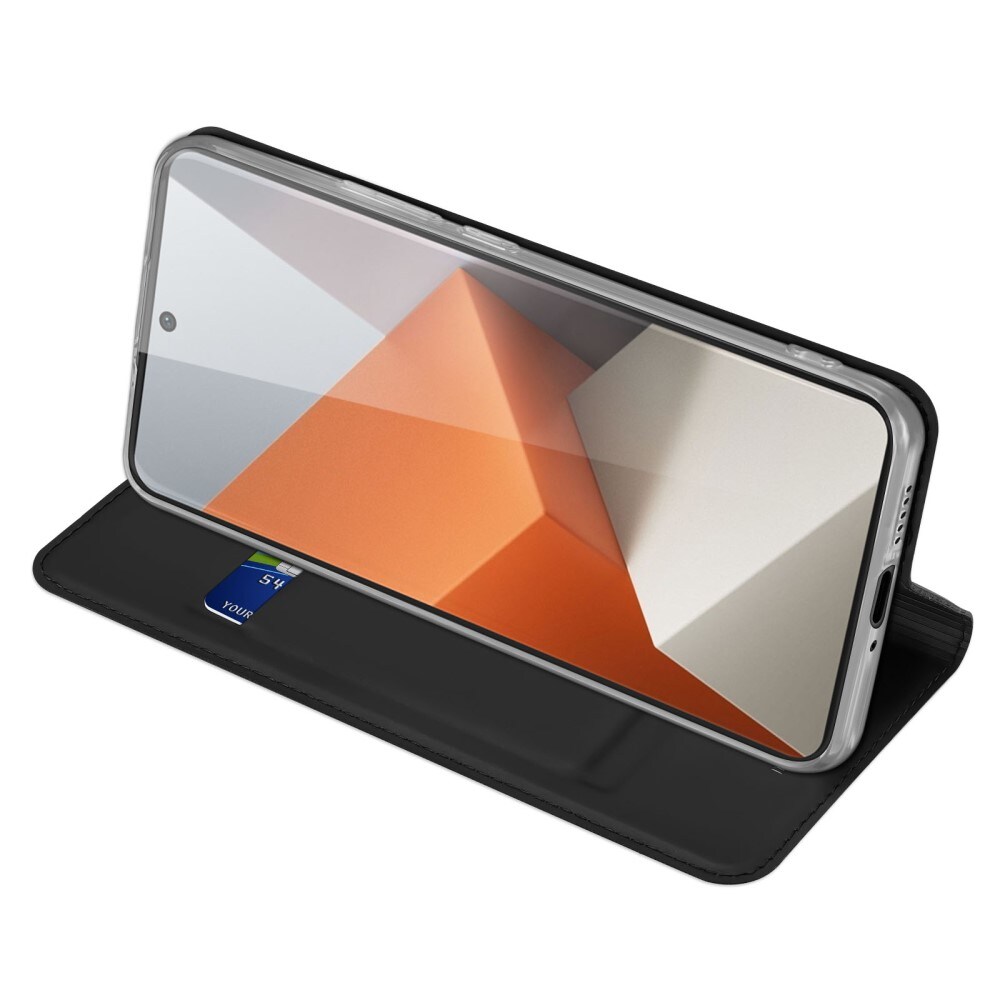 Xiaomi Redmi Note 13 Pro Plus Slimmat mobilfodral, Svart