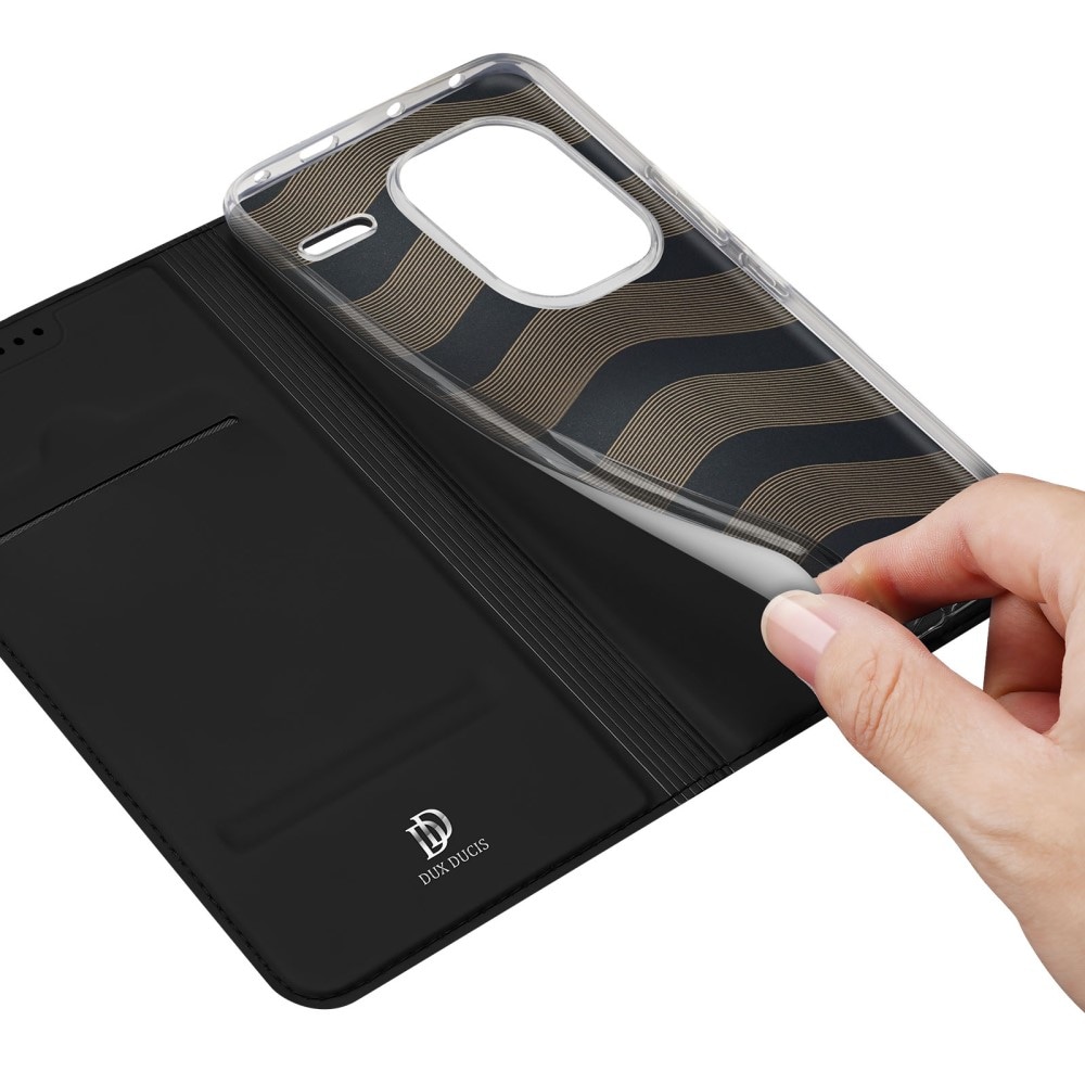 Xiaomi Redmi Note 13 Pro Plus Slimmat mobilfodral, Svart