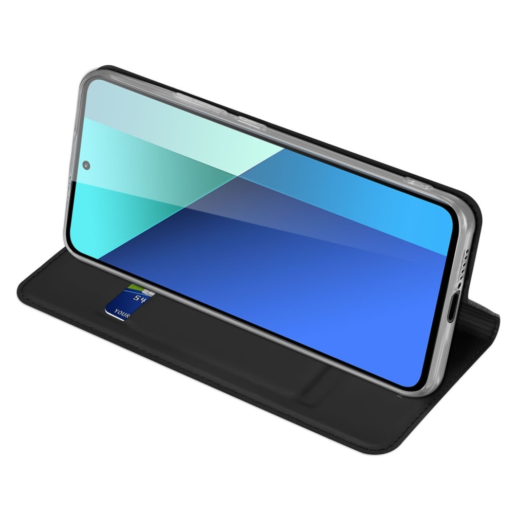 Xiaomi Redmi Note 13 4G Slimmat mobilfodral, Svart