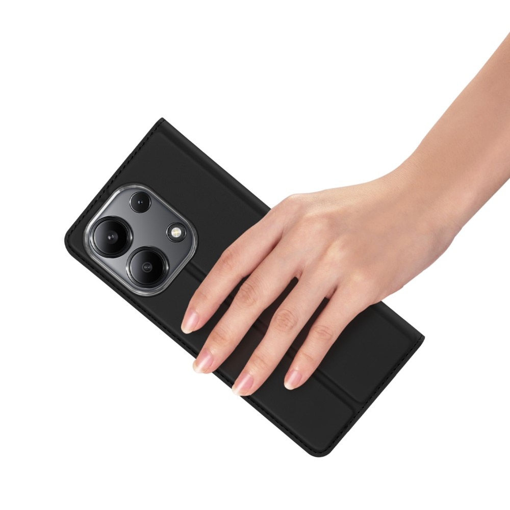 Xiaomi Redmi Note 13 4G Slimmat mobilfodral, svart
