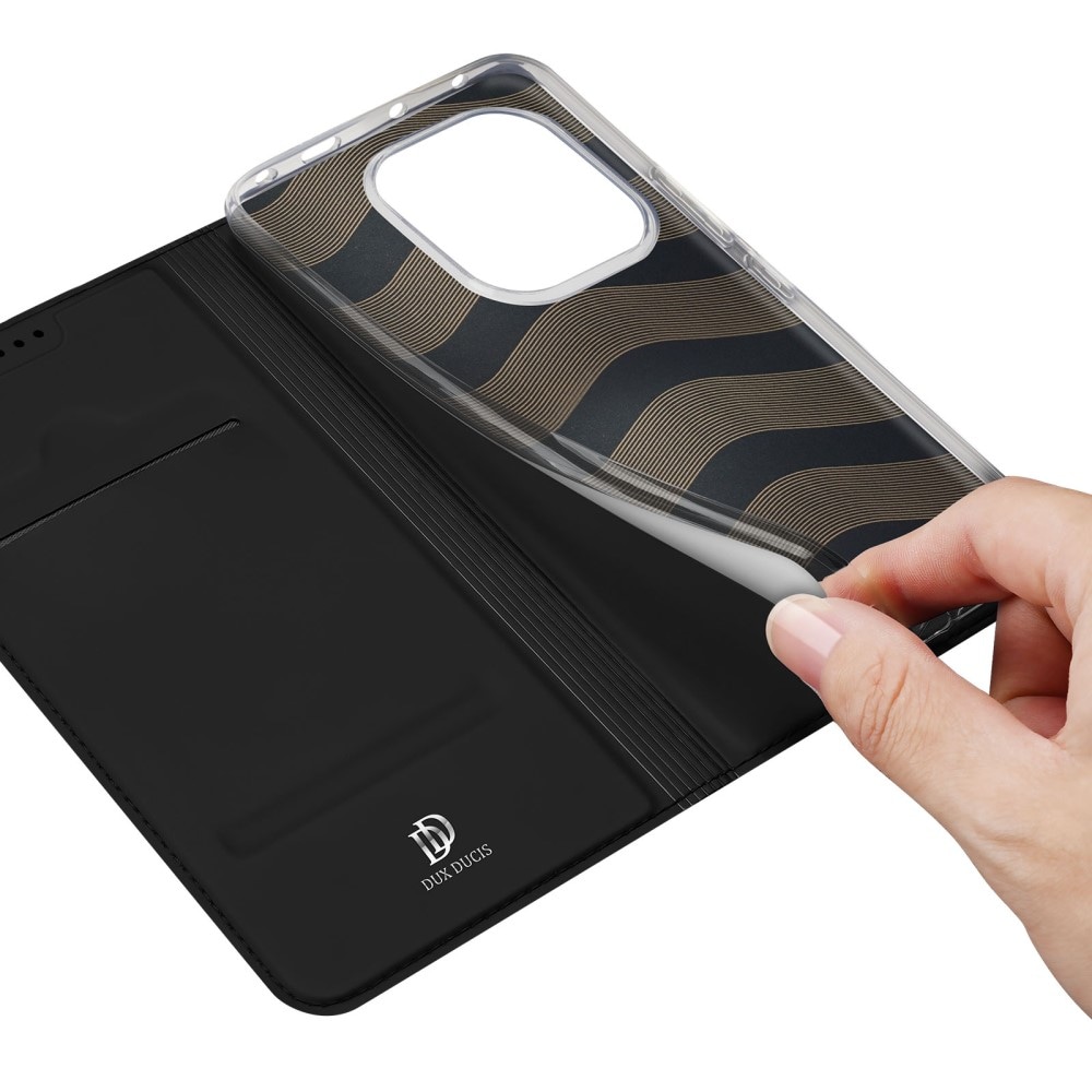 Xiaomi Redmi Note 13 4G Slimmat mobilfodral, Svart