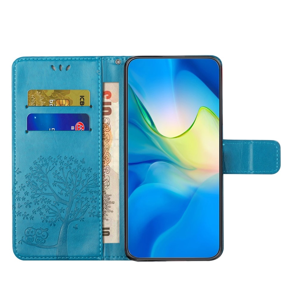 Xiaomi Redmi Note 13 4G Mobilfodral med fjärilar, blå