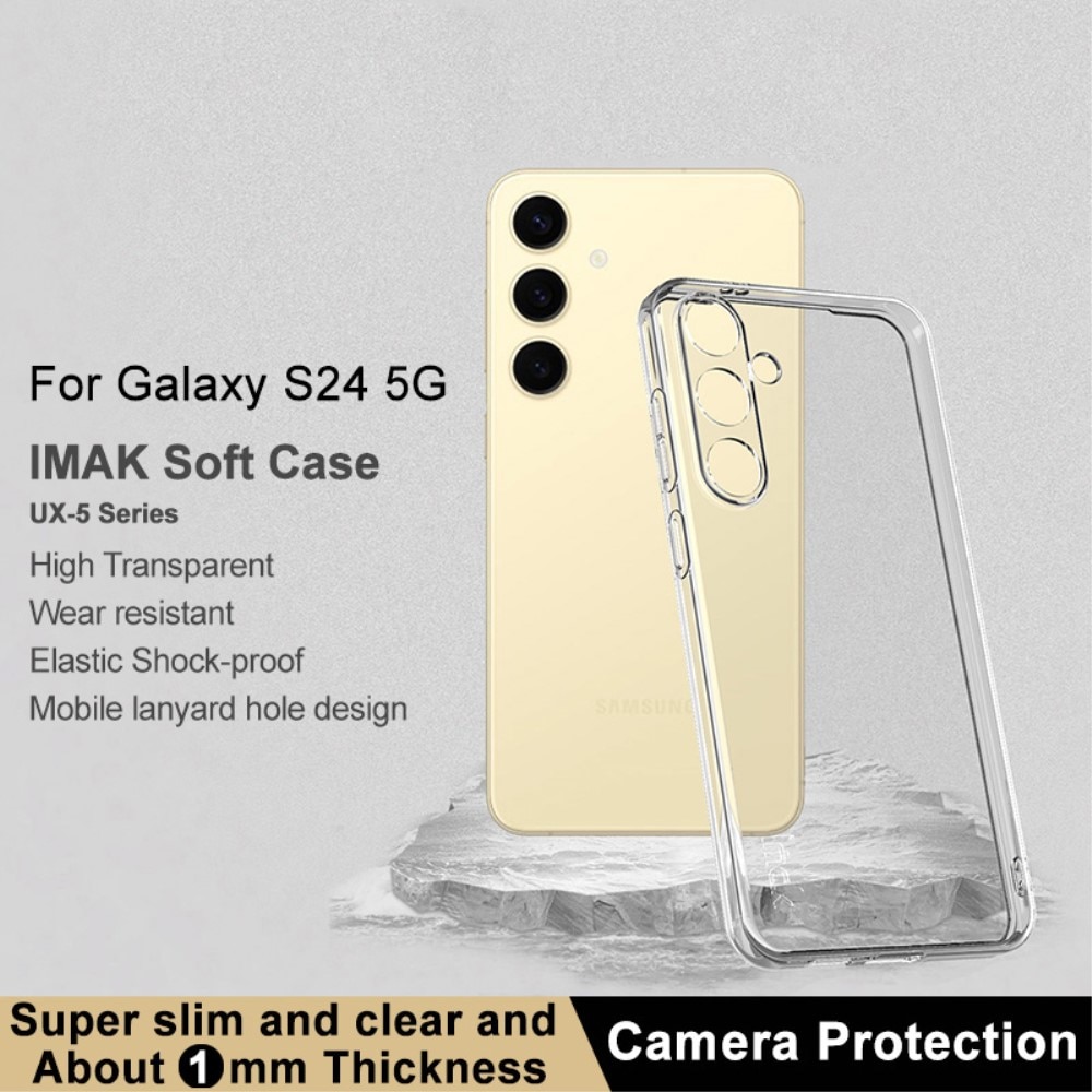 Samsung Galaxy S24 Skal i TPU, genomskinlig
