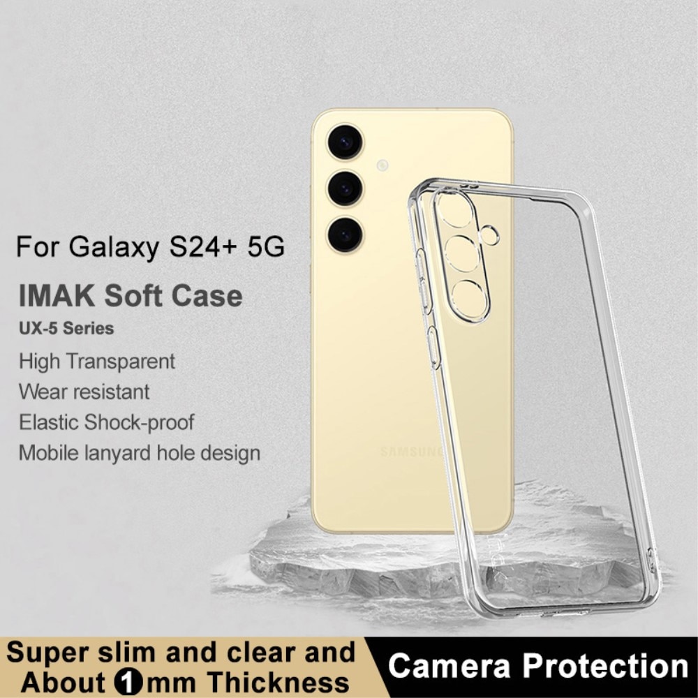Samsung Galaxy S24 Plus Skal i TPU, genomskinlig