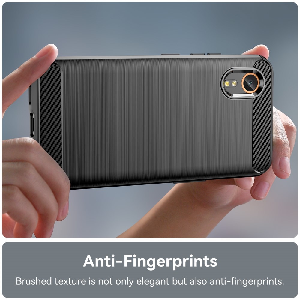 Samsung Galaxy Xcover 7 TPU-skal Brushed, Black