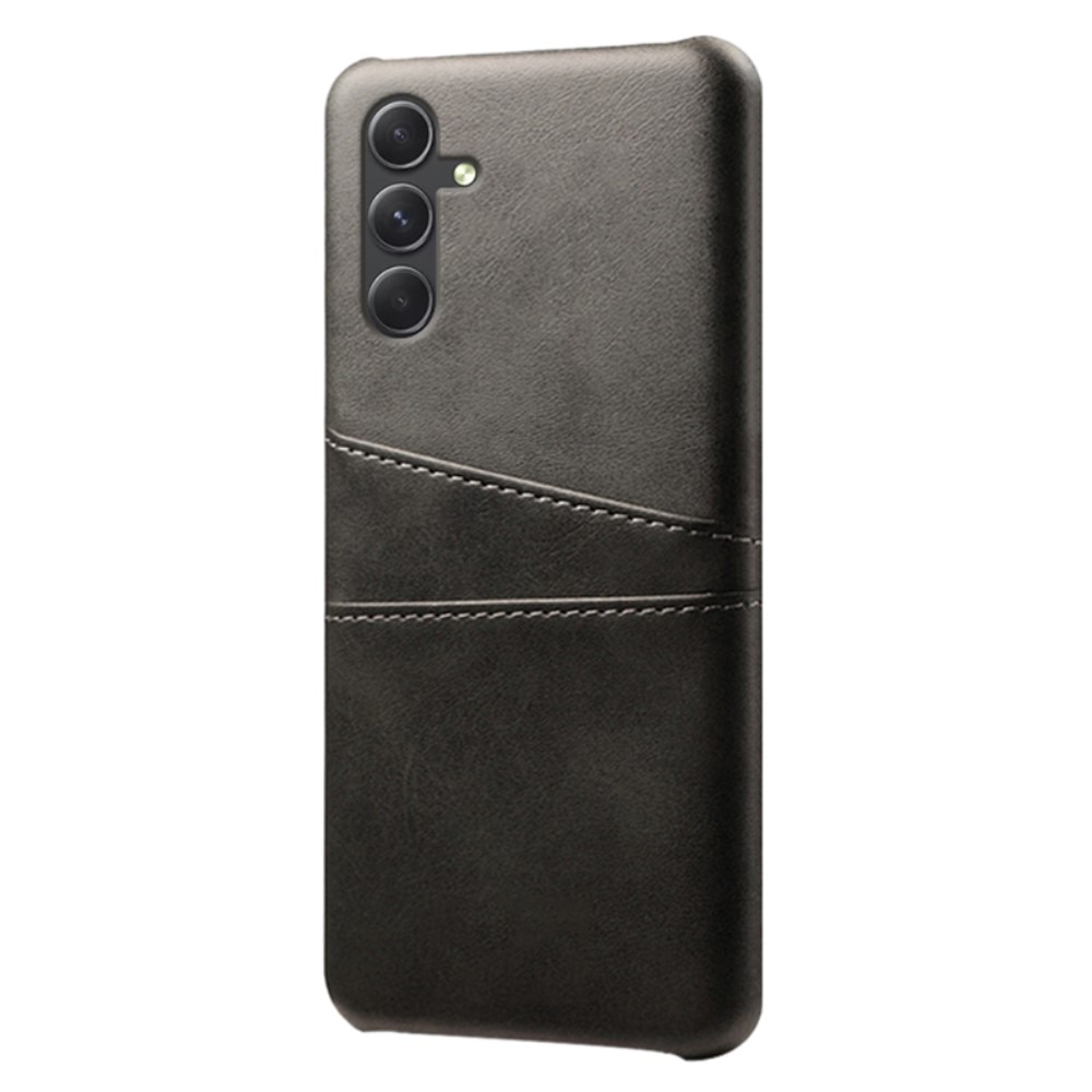 Samsung Galaxy A55 Snyggt skal med 2 kortfack, svart