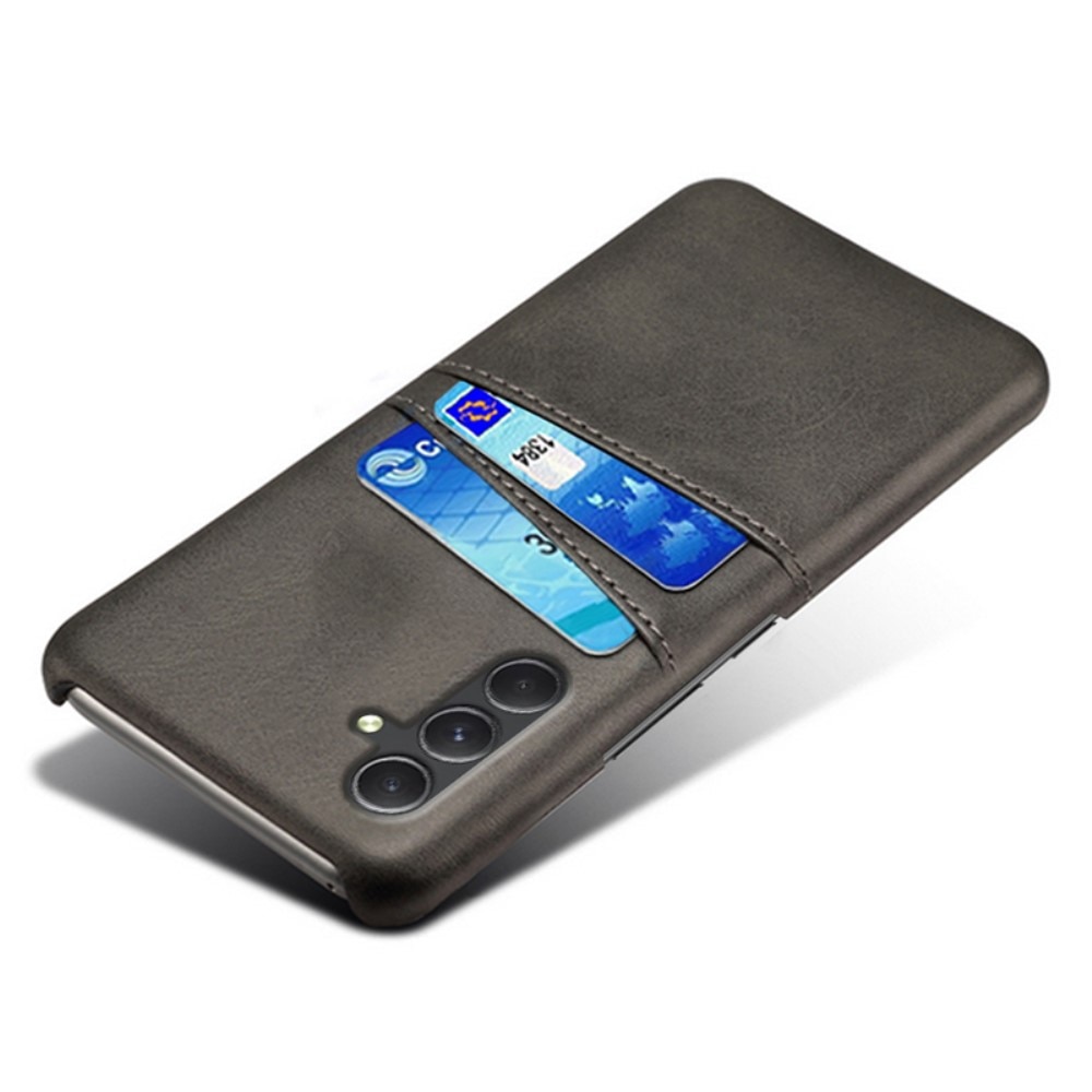 Samsung Galaxy A55 Snyggt skal med 2 kortfack, svart
