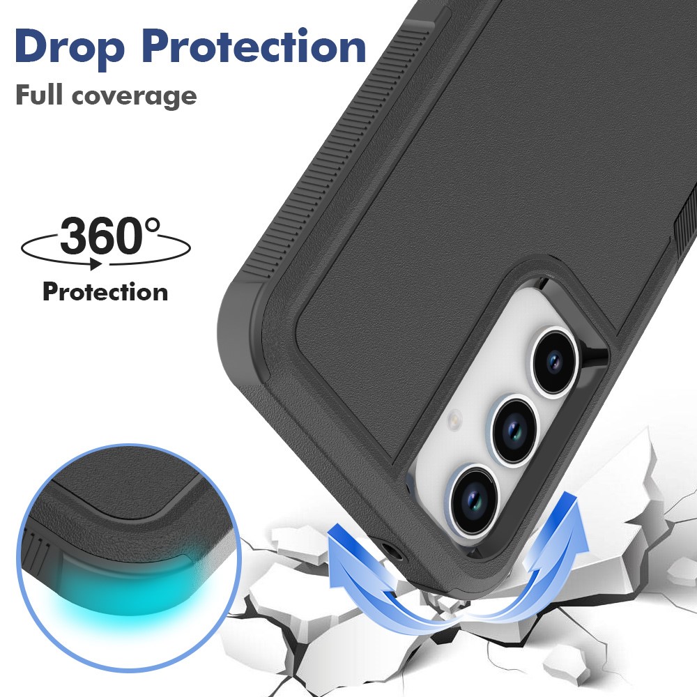 Samsung Galaxy A55 Hybrid-skal Off-road, Svart