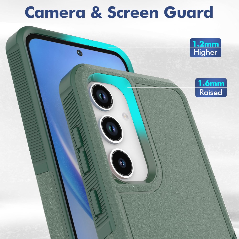 Samsung Galaxy A55 Hybrid-skal Off-road, Grön