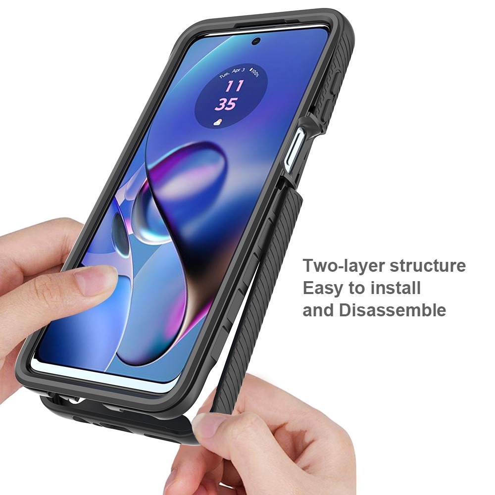 Motorola Moto G54 Mobilskal Full Protection, Svart