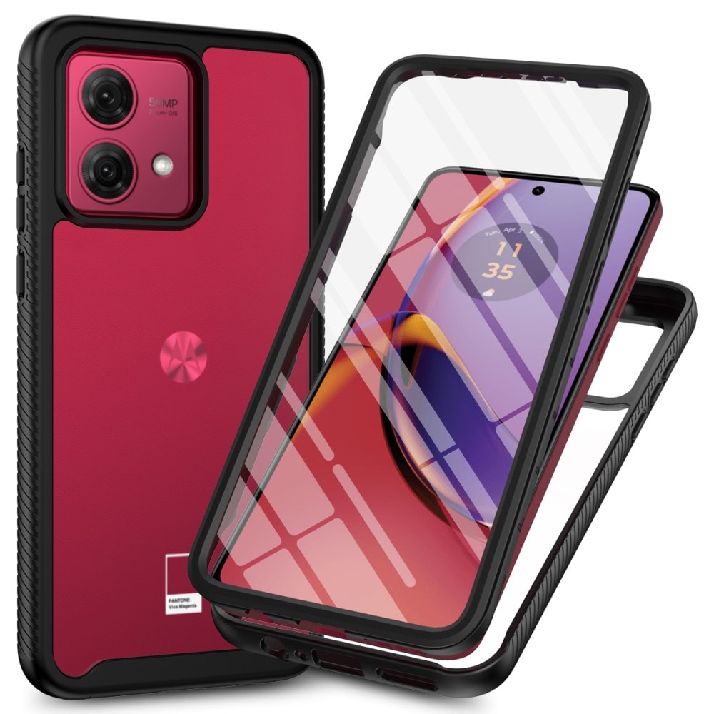 Motorola Moto G84 Mobilskal Full Protection, svart