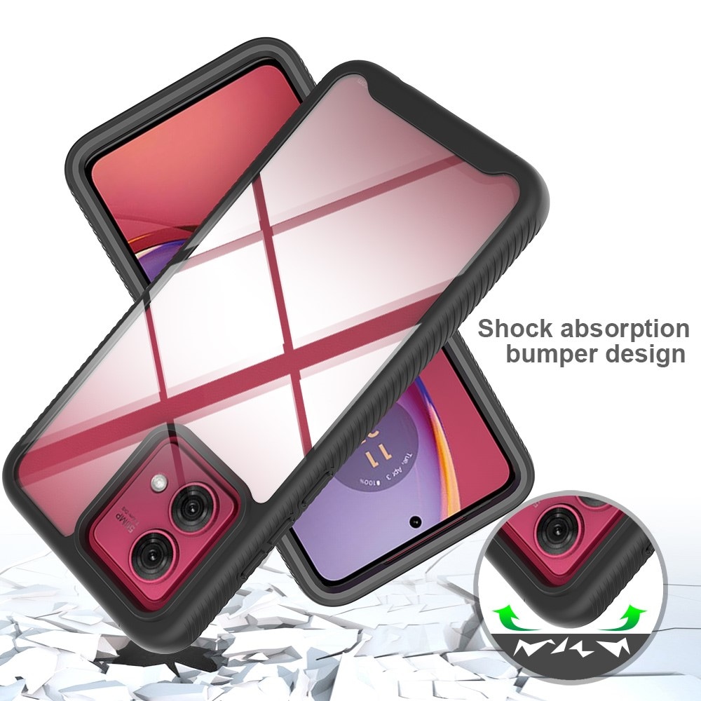 Motorola Moto G84 Mobilskal Full Protection, svart