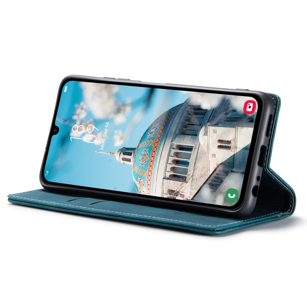 Samsung Galaxy A15 Slimmat plånboksfodral, Blå