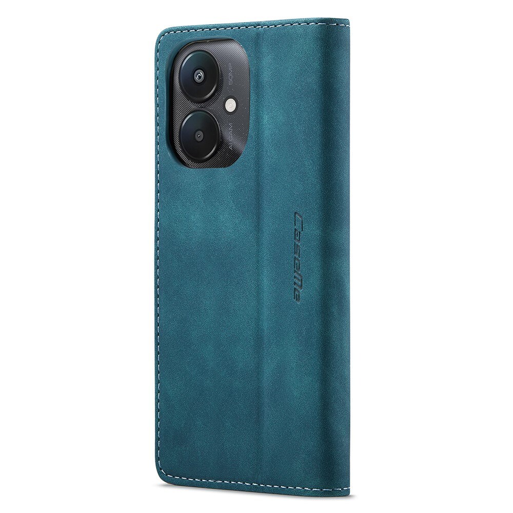 Xiaomi Redmi 13C Slimmat plånboksfodral, Blå