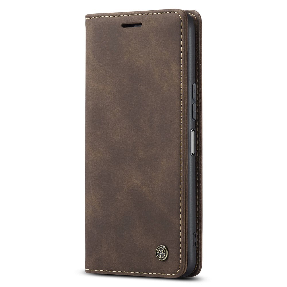 Xiaomi Redmi 13C Slimmat plånboksfodral, Brun