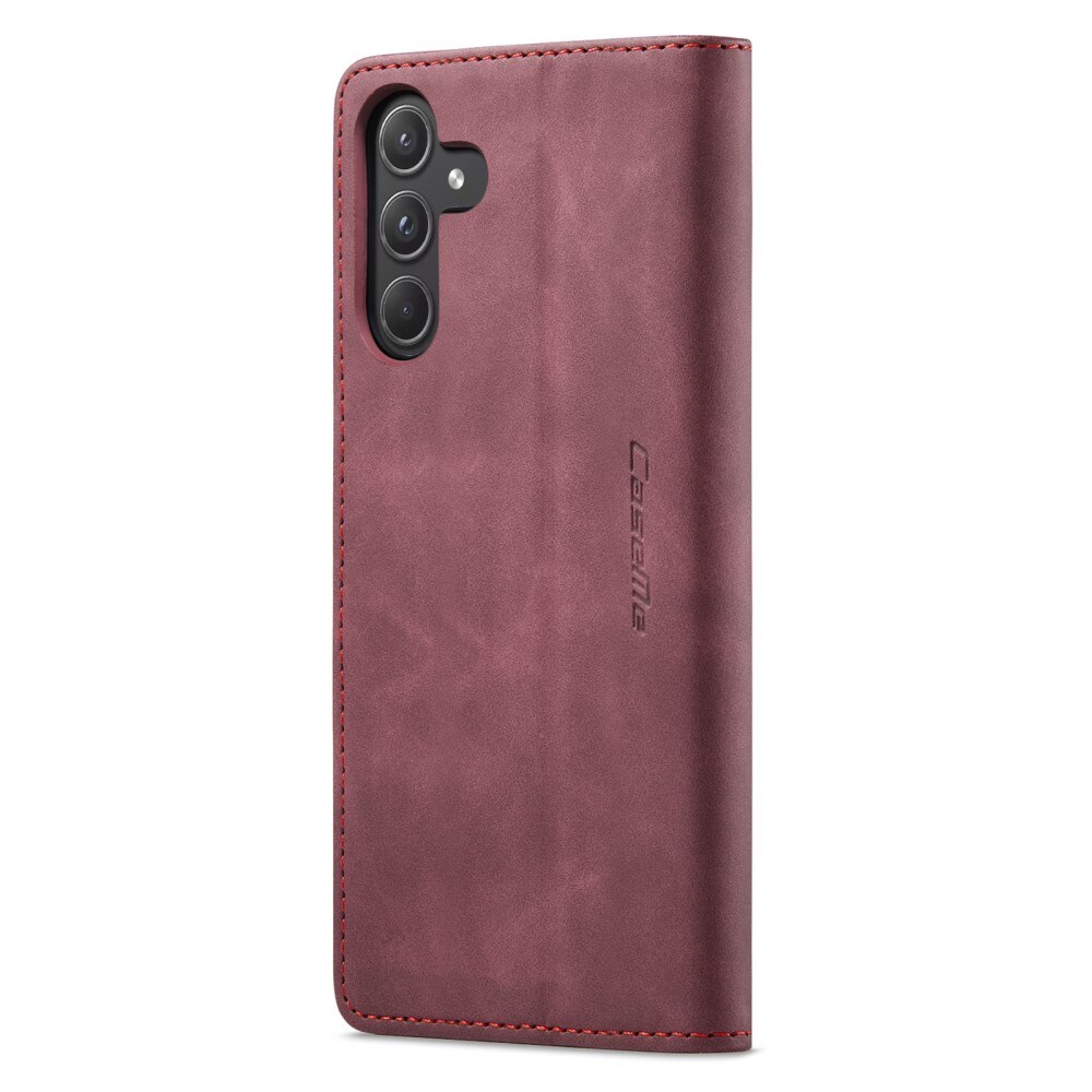 Samsung Galaxy A55 Slimmat plånboksfodral, Röd