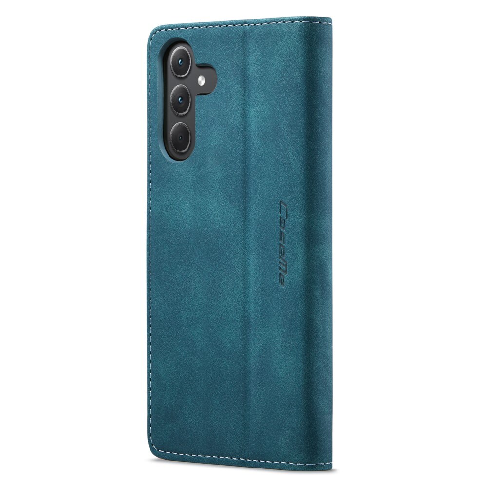 Samsung Galaxy A35 Slimmat plånboksfodral, Blå