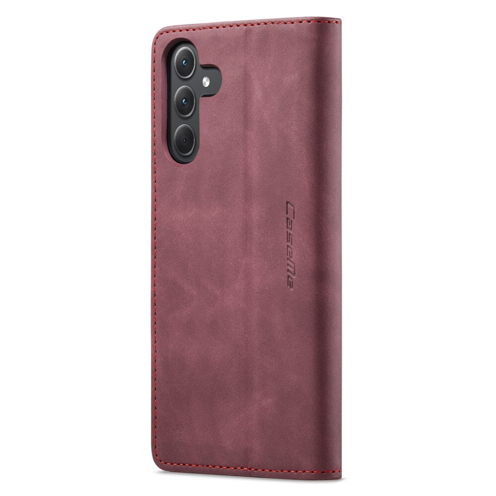 Samsung Galaxy A35 Slimmat plånboksfodral, Röd