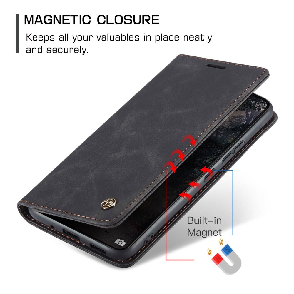 Xiaomi 14 Slimmat plånboksfodral, Svart