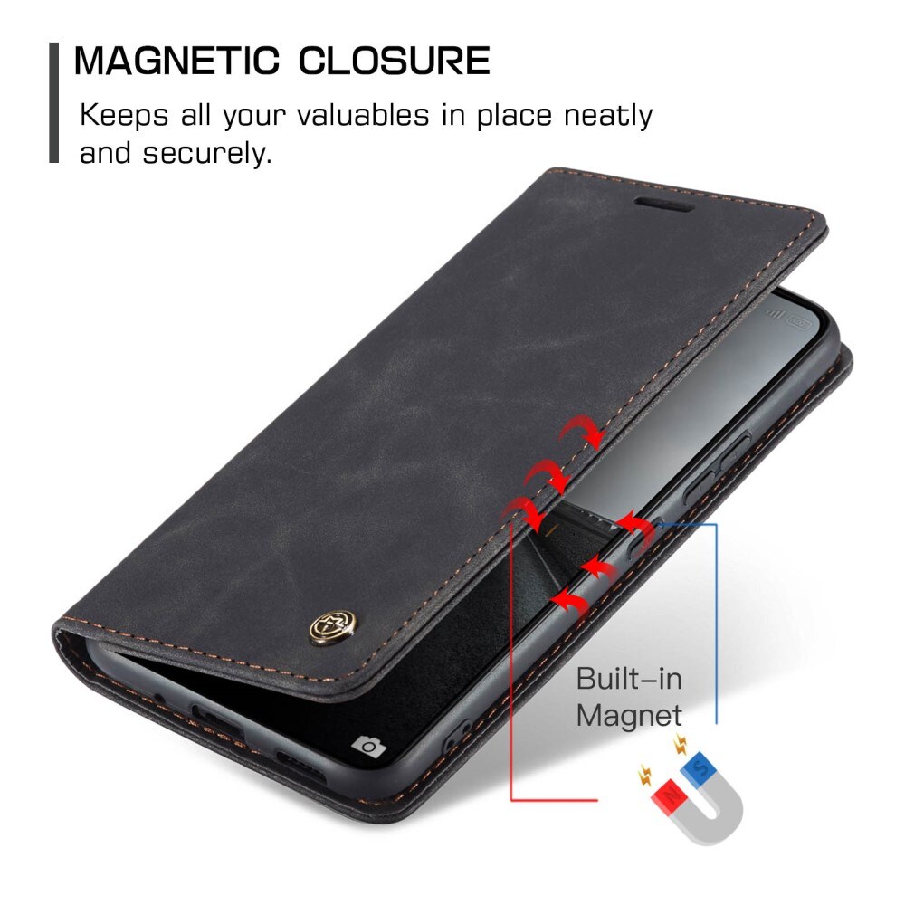 Xiaomi 14 Pro Slimmat plånboksfodral, Svart