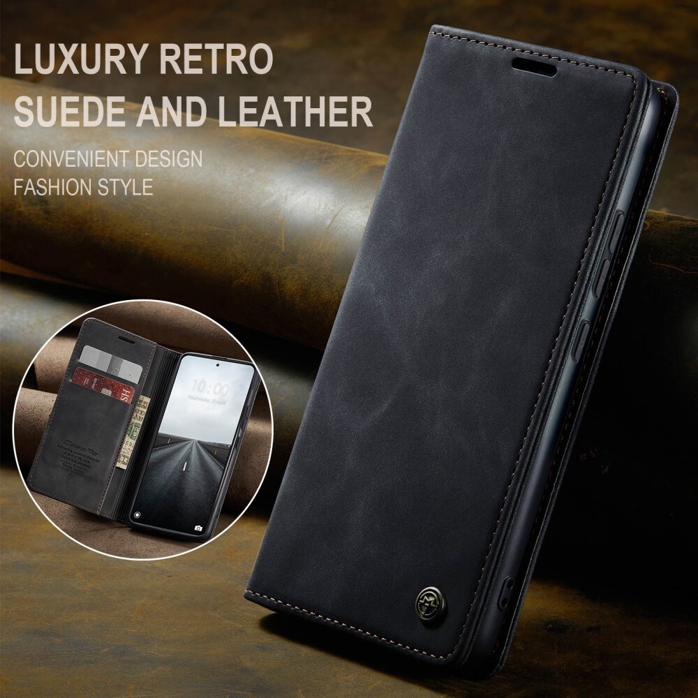 Xiaomi 14 Pro Slimmat plånboksfodral, Svart