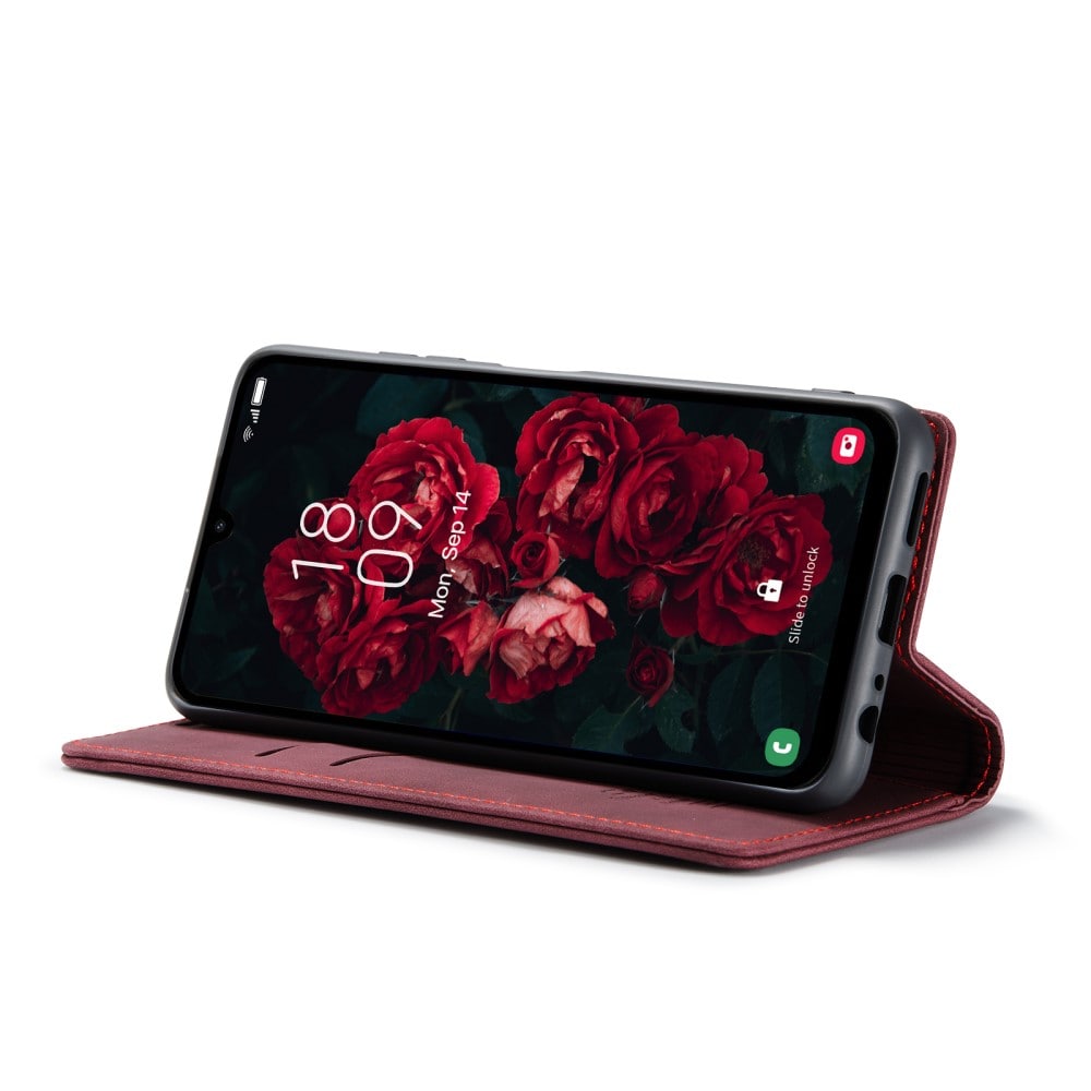 Samsung Galaxy A25 Slimmat plånboksfodral, Röd
