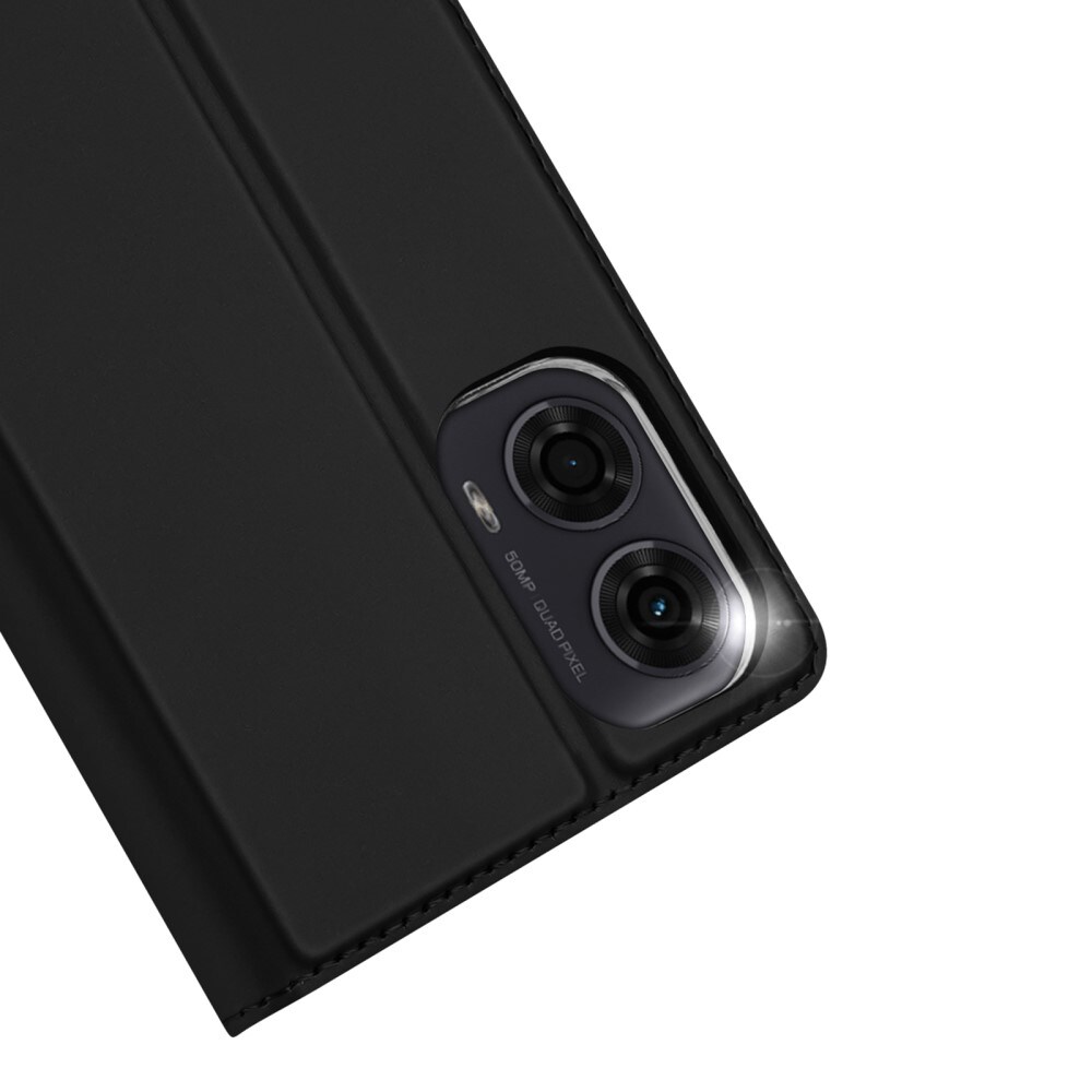 Motorola Moto G04 Slimmat mobilfodral, Svart