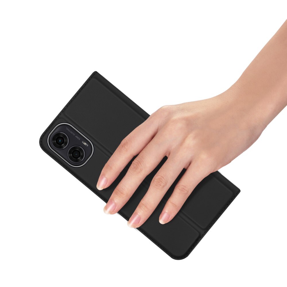 Motorola Moto G04 Slimmat mobilfodral, Svart