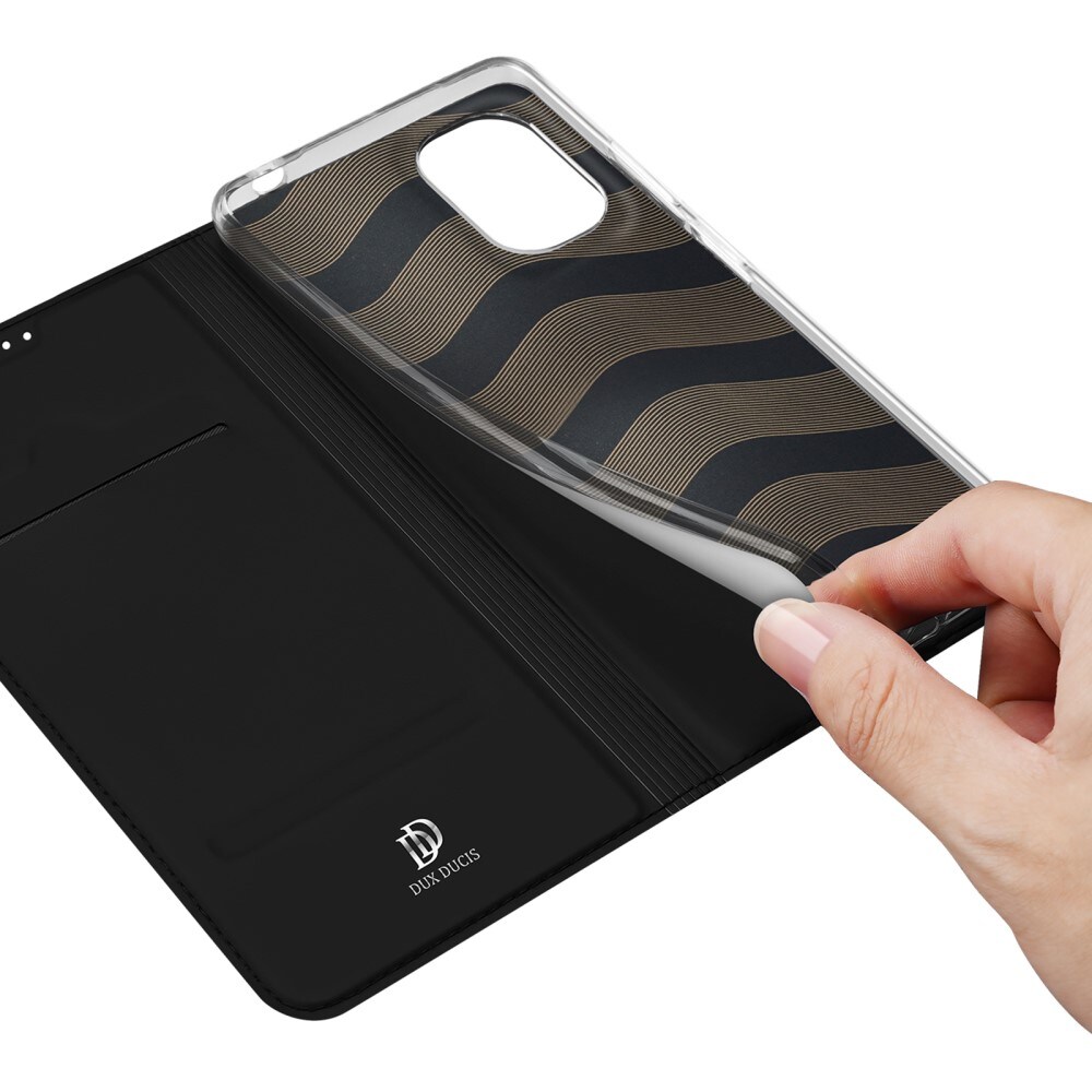 Motorola Moto G04 Slimmat mobilfodral, Svart
