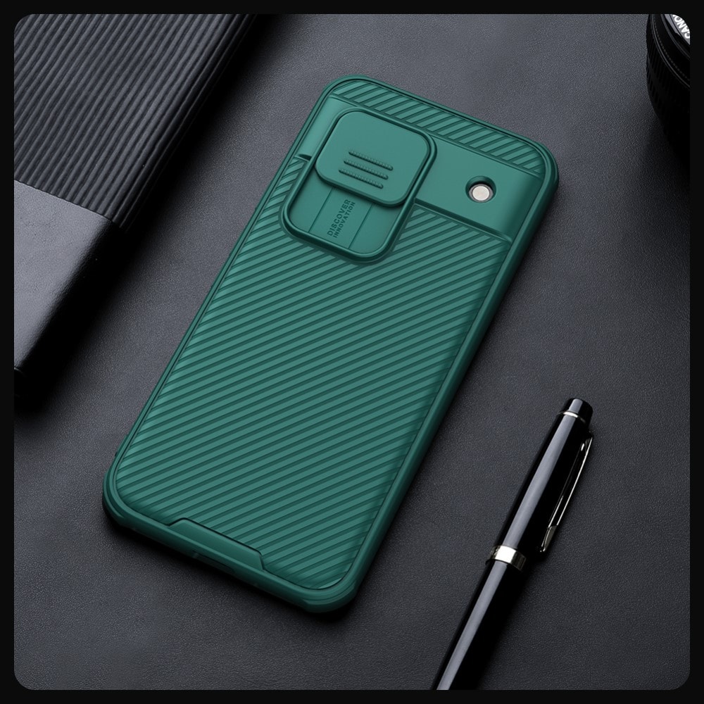 Google Pixel 8a Skal med kameraskydd - CamShield, Grön