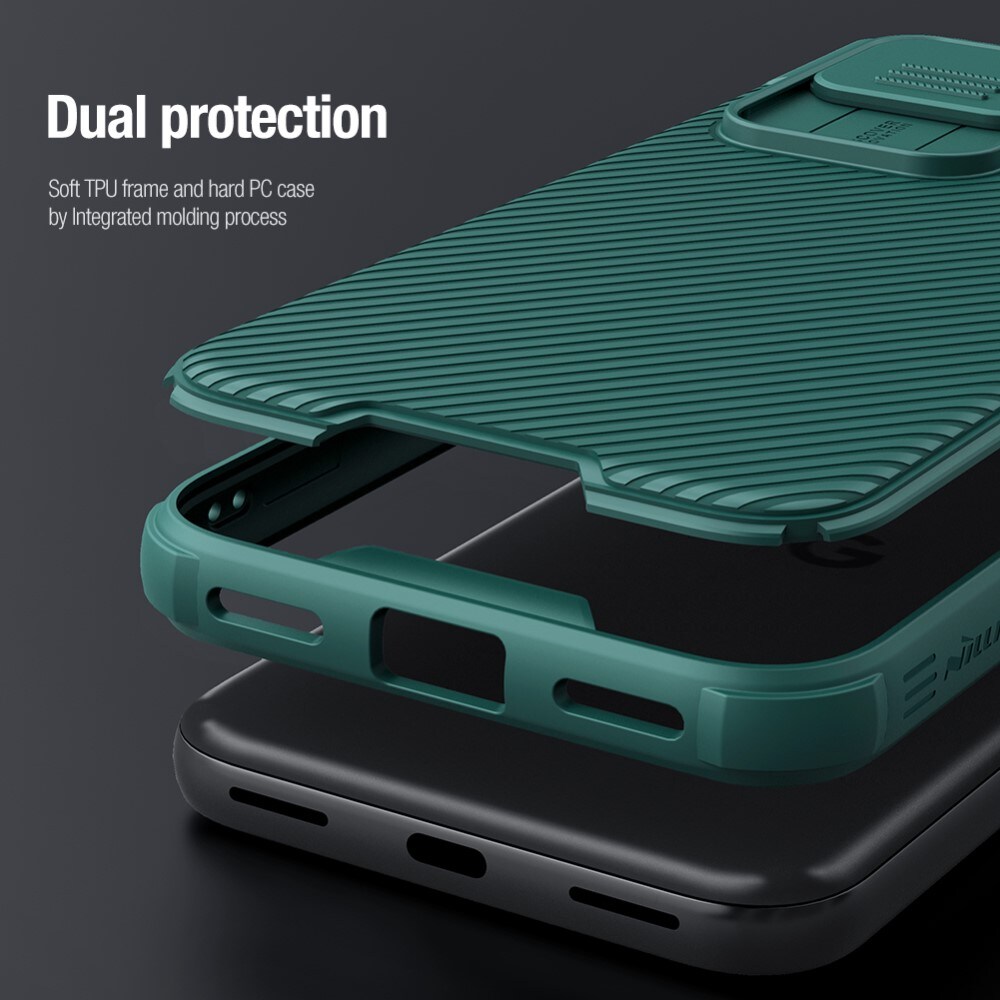 Google Pixel 8a Skal med kameraskydd - CamShield, Grön