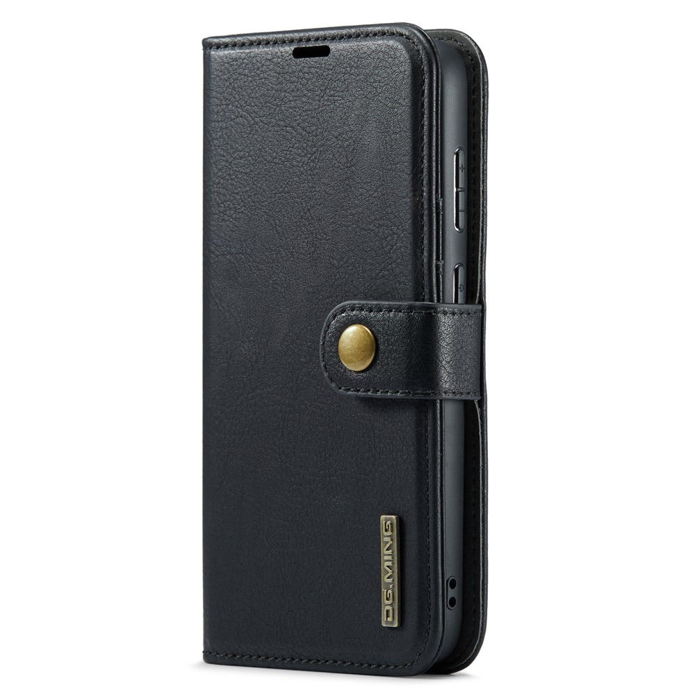 Samsung Galaxy A55 Plånboksfodral med avtagbart skal, svart