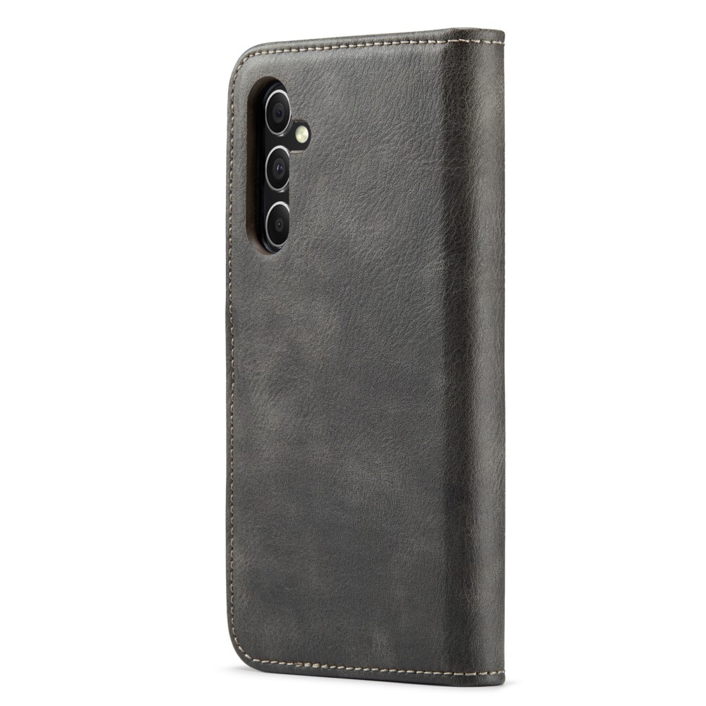 Samsung Galaxy A55 Plånboksfodral med avtagbart skal, brun