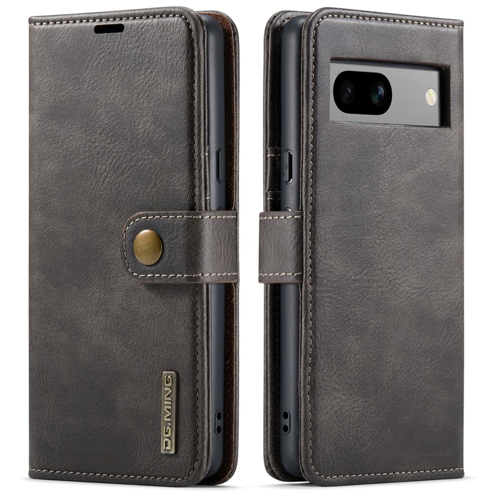Google Pixel 8a Plånboksfodral med avtagbart skal, Brown