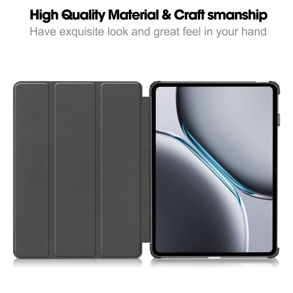  OnePlus Pad 2 Tri-Fold Fodral, Svart