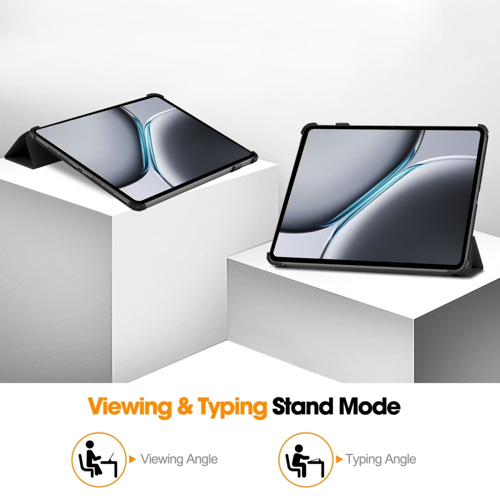  OnePlus Pad 2 Tri-Fold Fodral, Svart