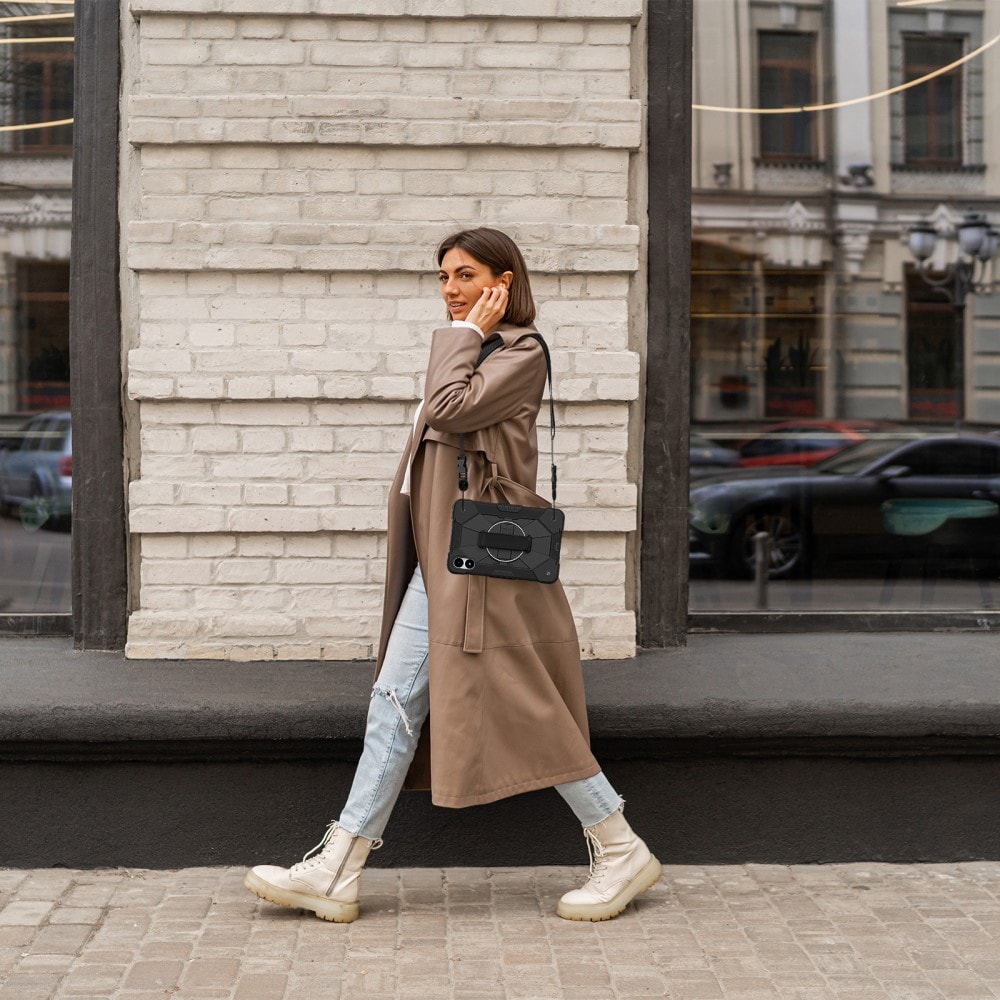 Xiaomi Redmi Pad Pro Tufft hybridskal med axelrem Svart