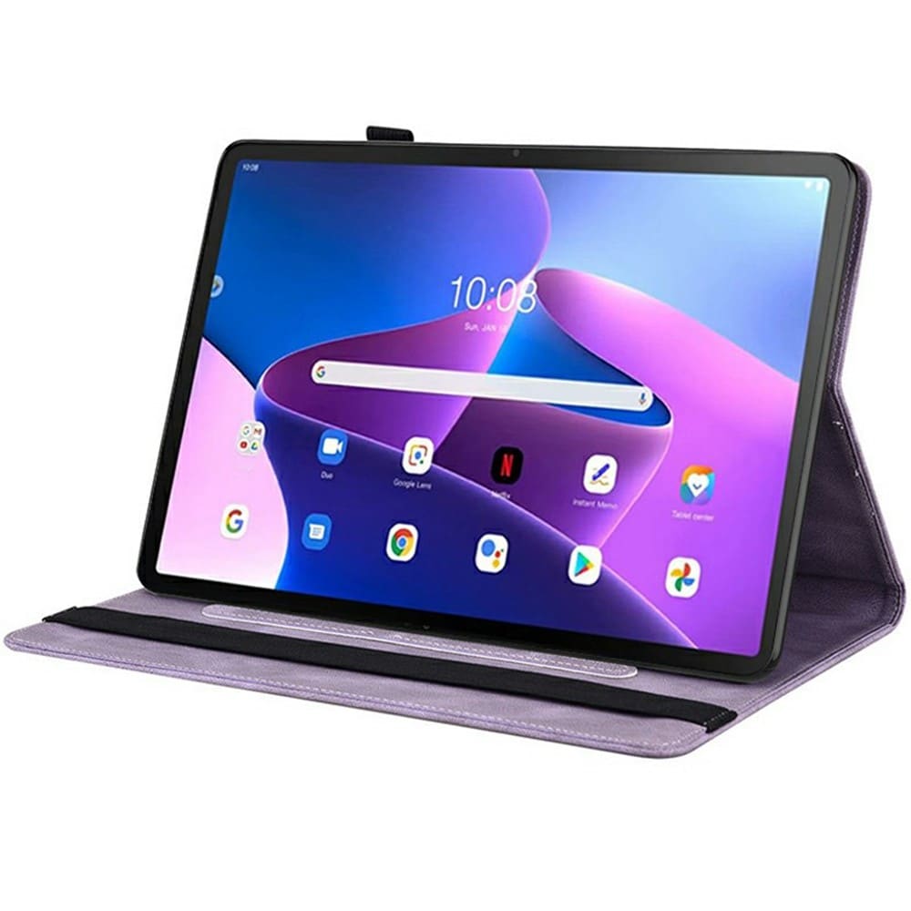  Lenovo Tab Fodral med fjärilar, Lila