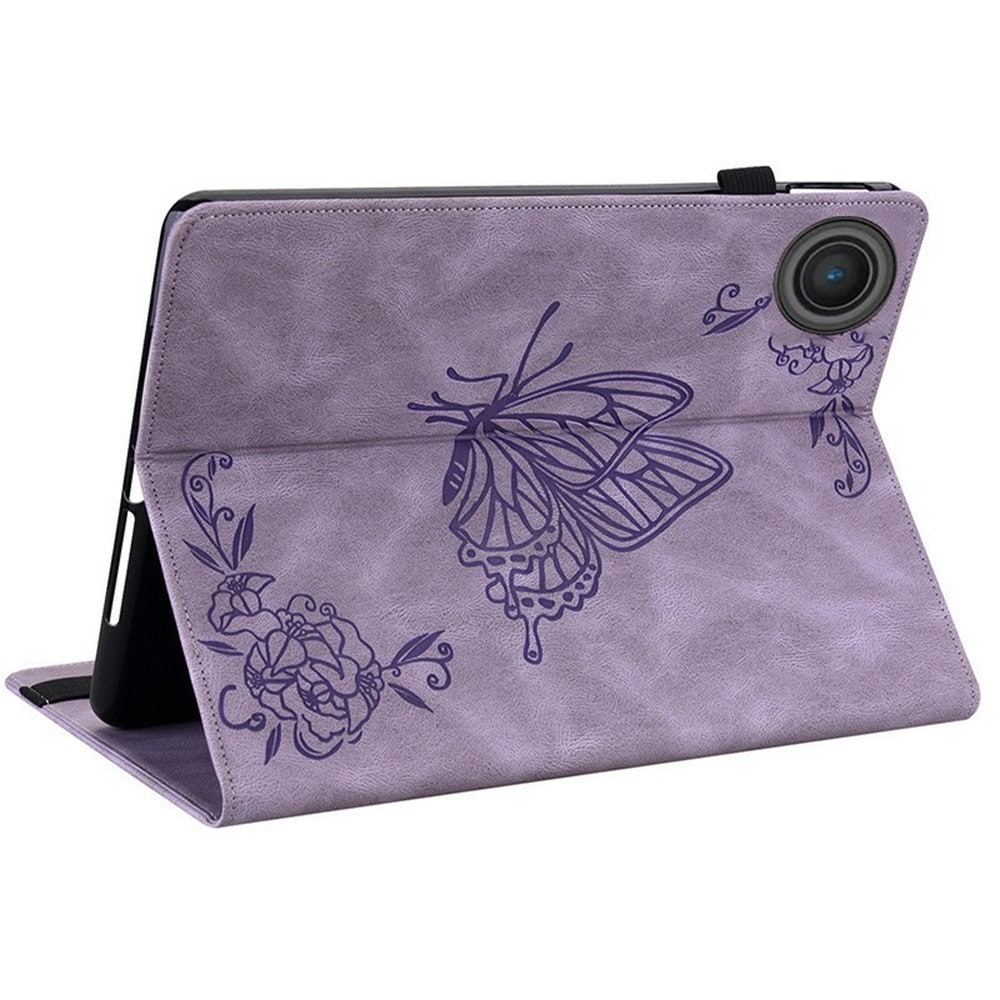  Lenovo Tab Fodral med fjärilar, Lila