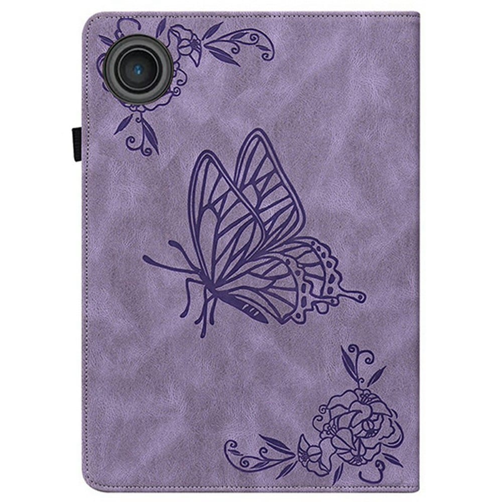  Lenovo Tab Fodral med fjärilar, Lila