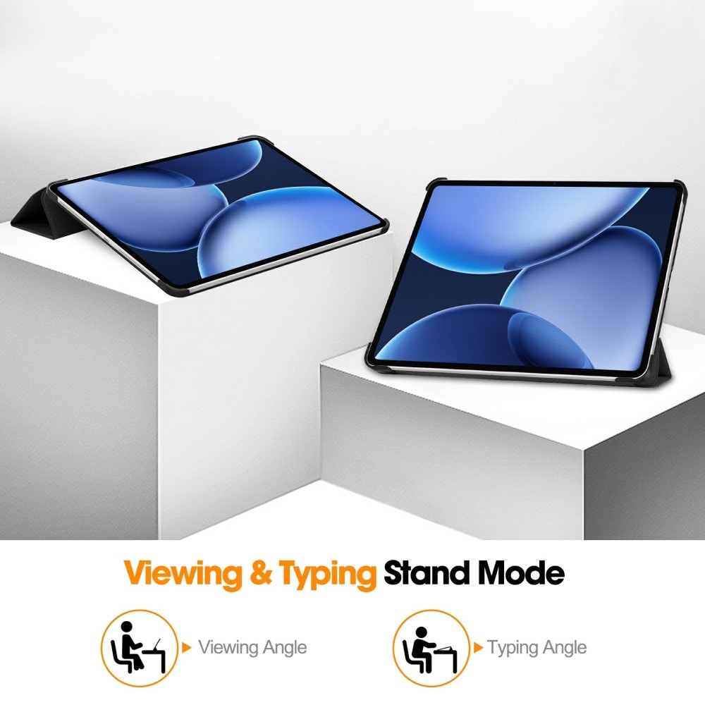  OnePlus Pad 3 Tri-Fold Fodral, Svart