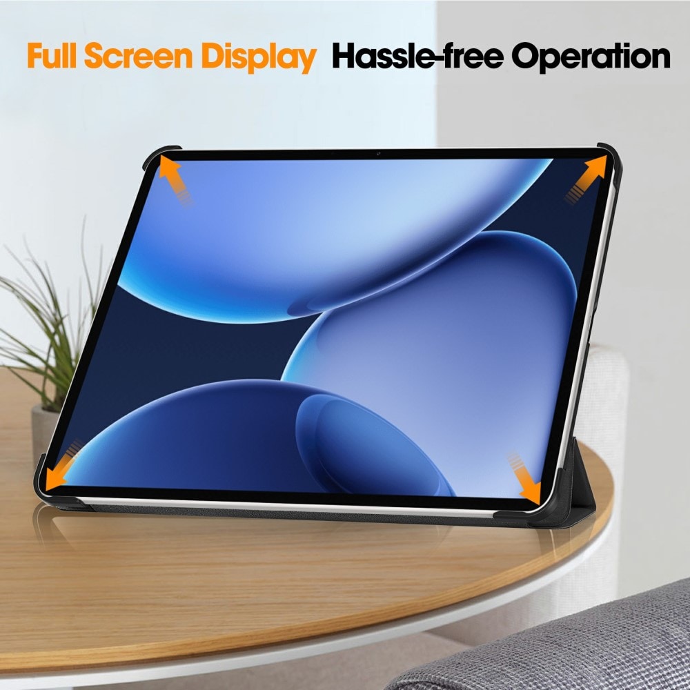  OnePlus Pad 3 Tri-Fold Fodral, Svart