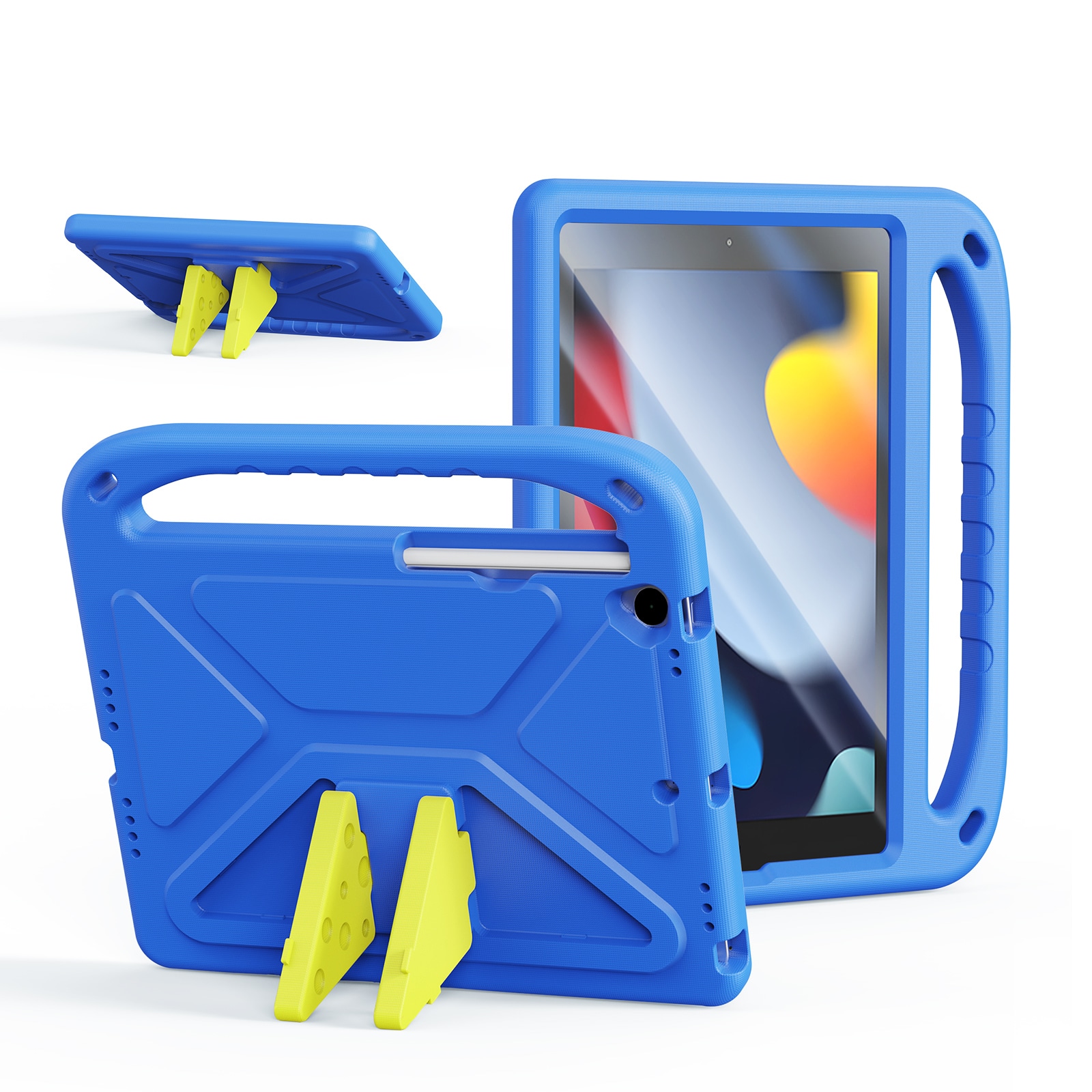 Apple iPad 10.2 7th Gen (2019) Stöttåligt barnvänligt skal i EVA-material, Blå