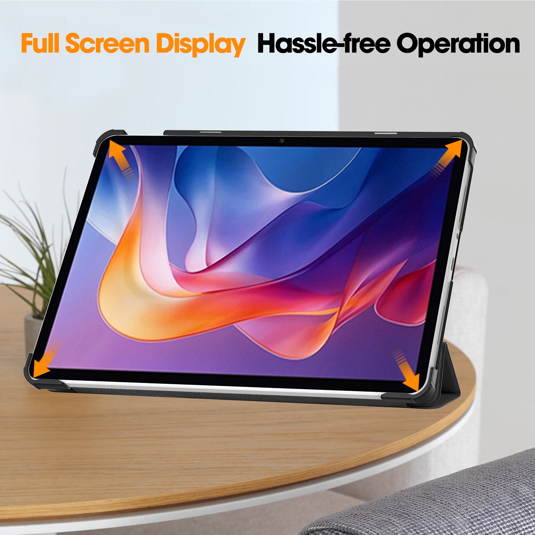 Xiaomi Redmi Pad 2 Tri-Fold Fodral, Svart