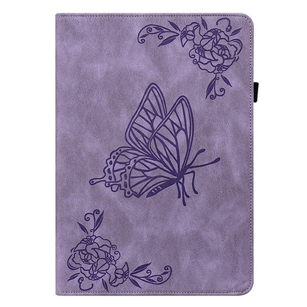 Xiaomi Redmi Pad 2 Fodral med fjärilar, Lila