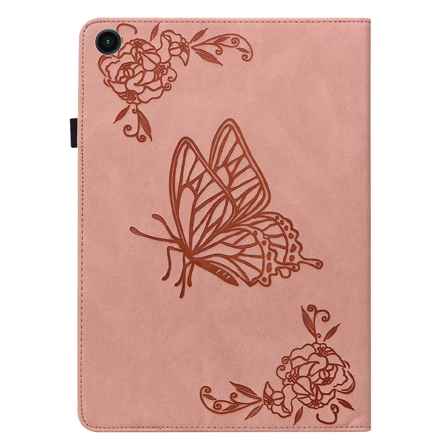 Samsung Galaxy Tab A11 Plus Fodral med fjärilar, Rosa