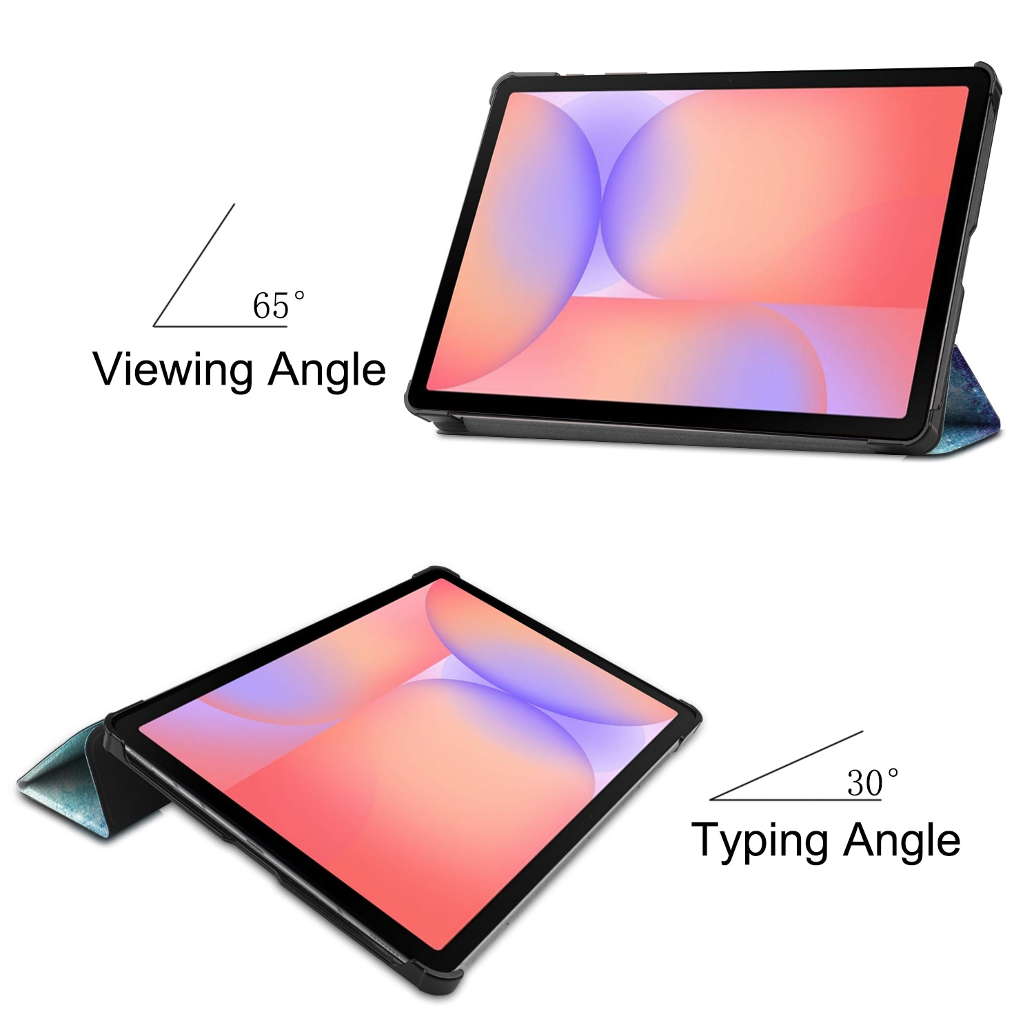 Samsung Galaxy Tab S10 Lite Tri-Fold Fodral, Rymd